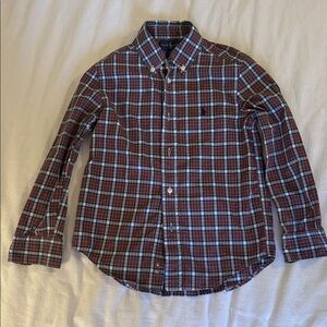 Ralph Lauren Red and Blue Plaid Shirt